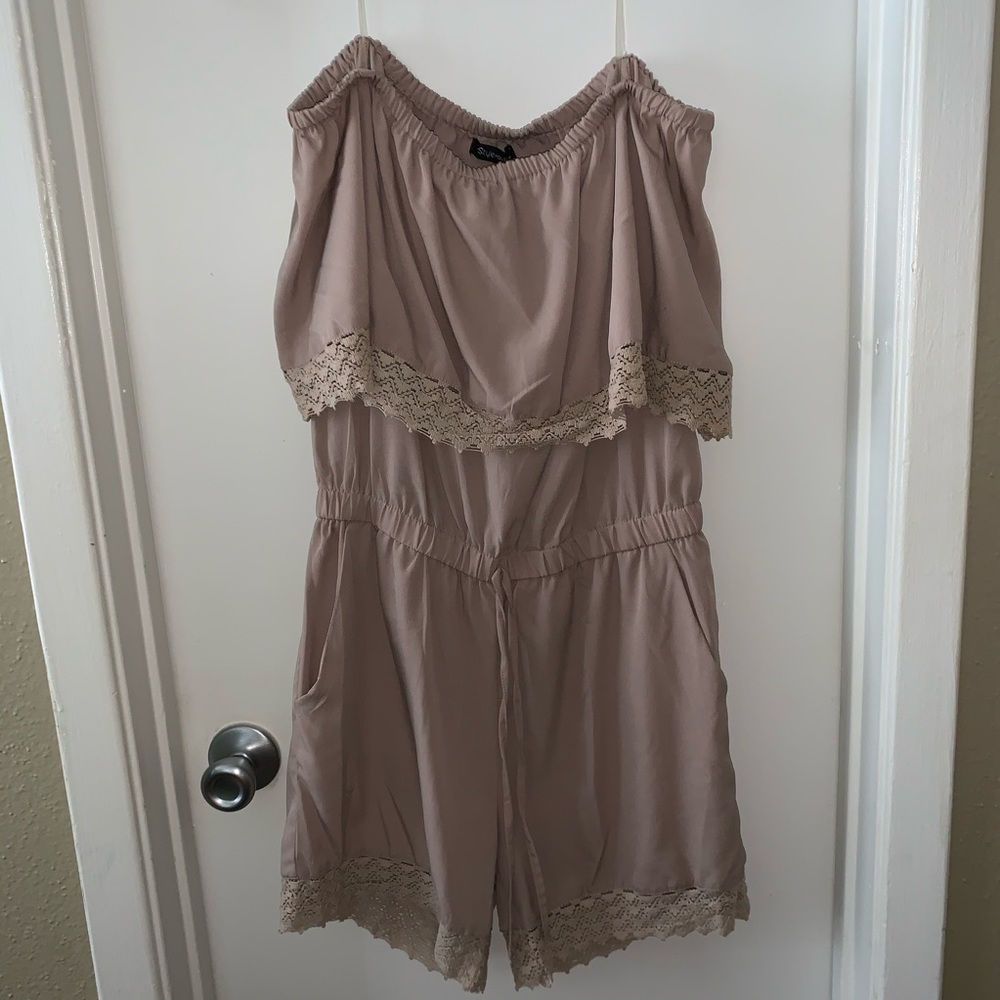 Dark Tan Romper